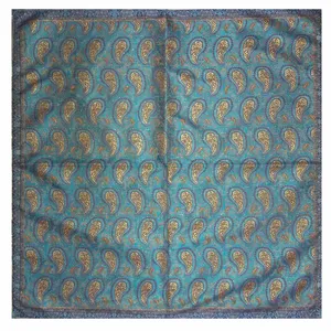 رومیزی ترمه ابریشمی کد 2010 سایز 100 × 100 سانتی متر