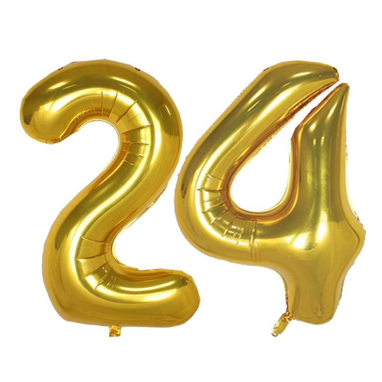 بادکنک فویلی سورتک مدل 24 بسته دو عددی