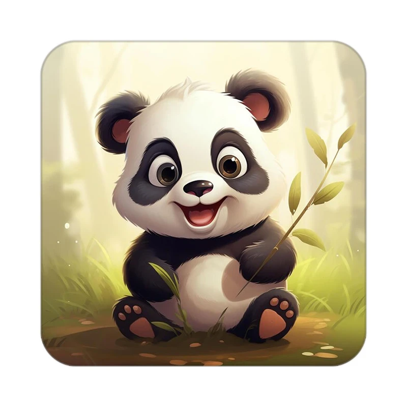 زیر لیوانی کاکتی طرح حیوانات کارتونی مدل mp27681