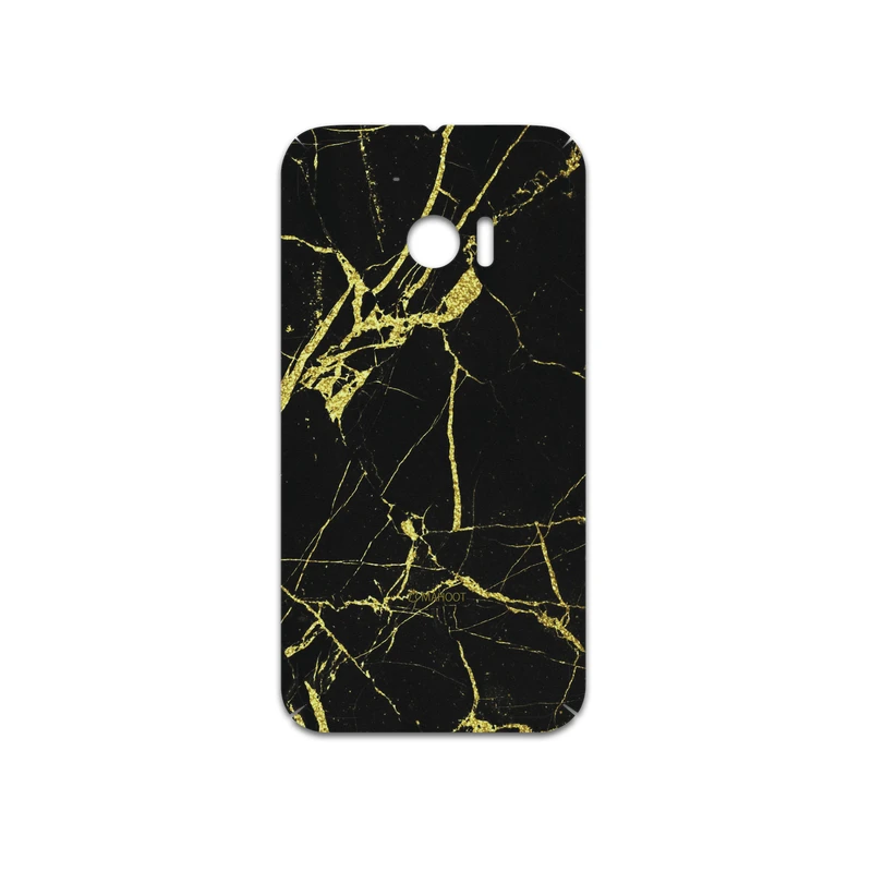 برچسب پوششی ماهوت مدل Graphite-Gold-Marble مناسب برای گوشی موبایل اچ تی سی 10