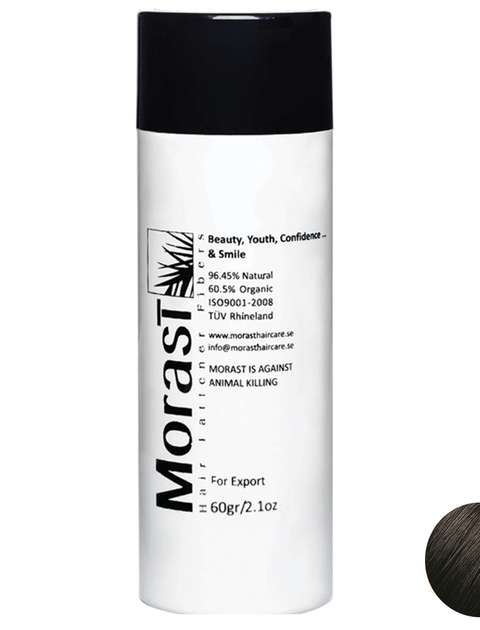 پودر پرپشت کننده مو مورست مدل Black وزن 60 گرم رنگ مشکی