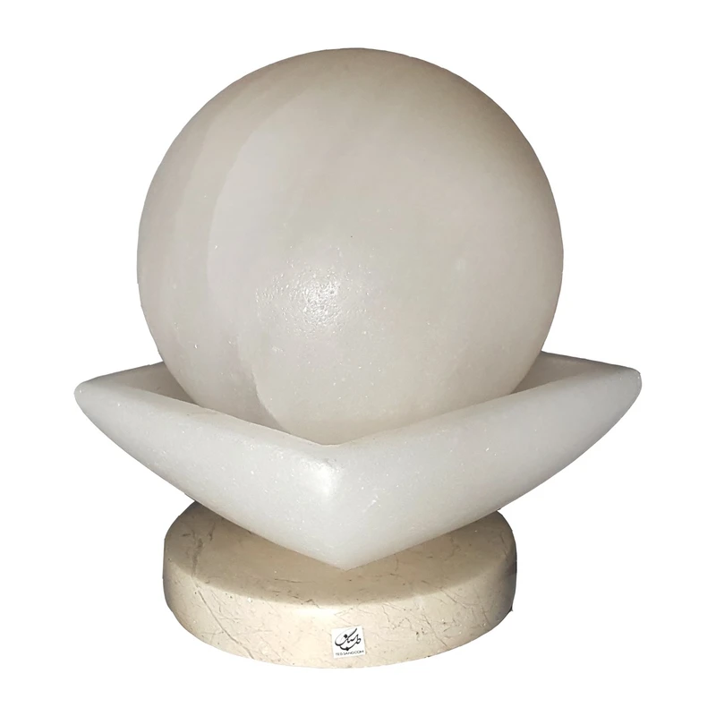 آباژور سنگ نمک طب سنگ طرح ماه پیکر کد TA-6023
