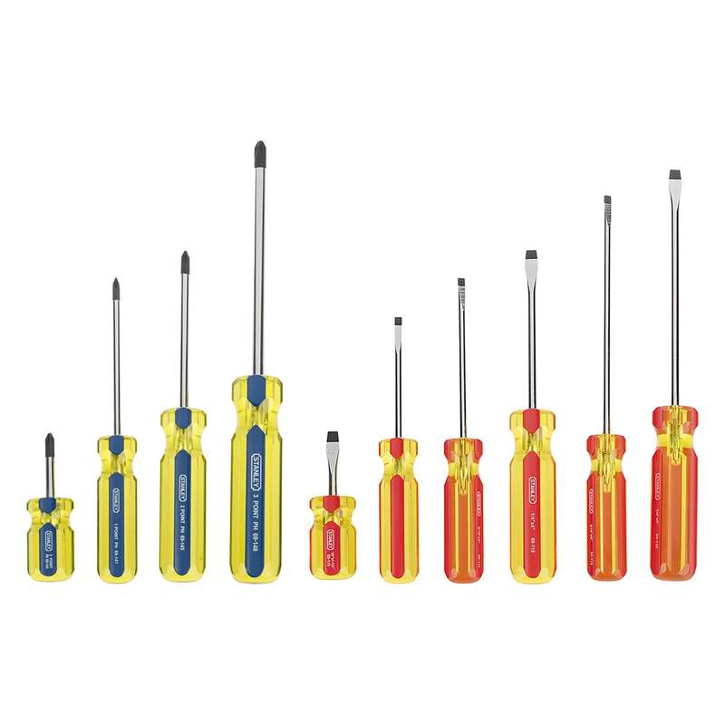 مجموعه 10 عددی پیچ گوشتی استنلی مدل 172-69 مجموعه 10 عددی پیچ گوشتی استنلی مدل 172-69