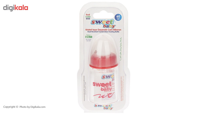 شیشه شیر سوییت بیبی مدل 050Sweet ظرفیت 60 میلی لیتر شیشه شیر سوییت بیبی مدل 050Sweet ظرفیت 60 میلی لیتر