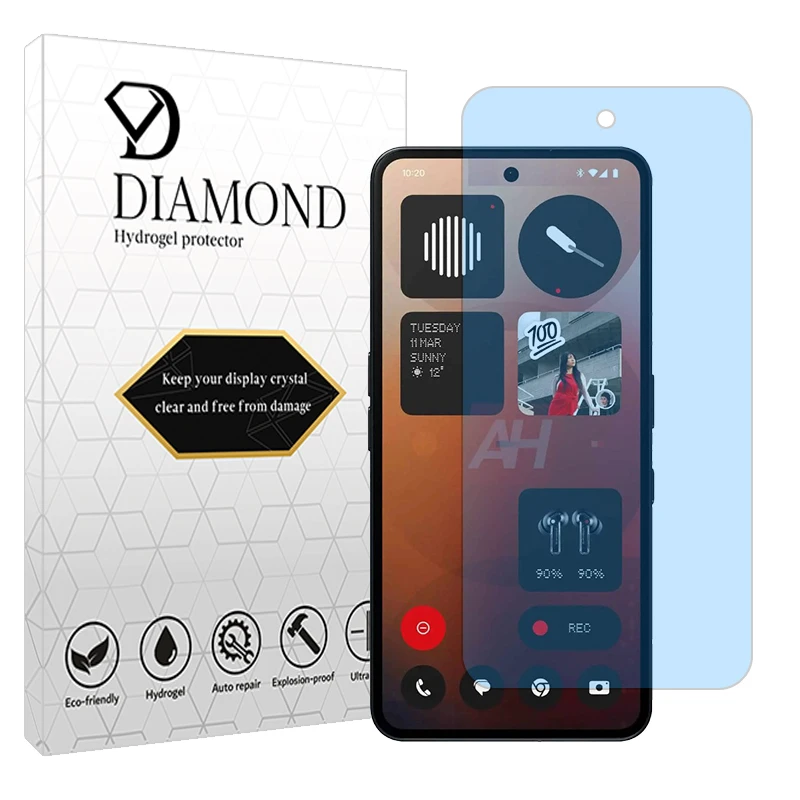 محافظ صفحه نمایش آنتی بلو دیاموند مدل Eye Care مناسب برای گوشی موبایل ناتینگ Phone 3a Pro