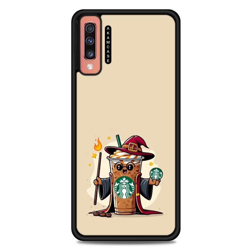 کاور آکام مدل AMC-WSGA70-STARBUCKS-33 مناسب برای گوشی موبایل سامسونگ Galaxy A70