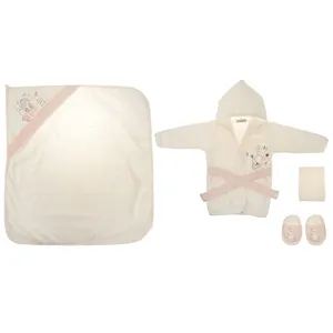 ست 4 تکه حوله نوزادی ببیتف مدل 3211