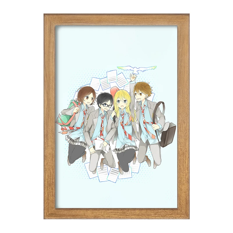 تابلو خندالو مدل انیمه دروغ تو در آوریل کد 32471