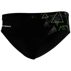 مایو پسرانه آکوا اسفیر مدل Aiko Black Bright Green