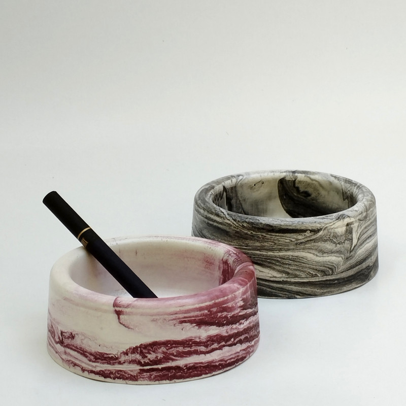 زیرسیگاری مدل مینیمال طرح مرمر