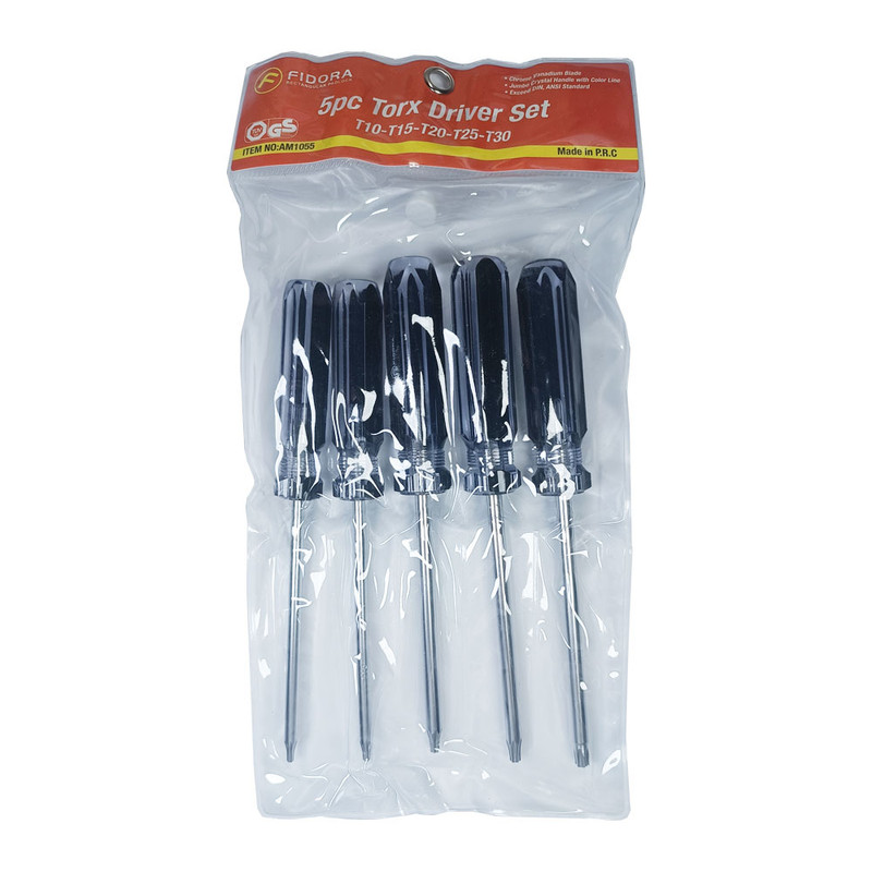 سری پیچ گوشتی ستاره ای مدل AM-1055 مجموعه 5 عددی