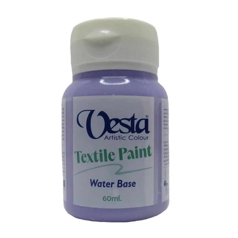رنگ پارچه وستا مدل lila-638 حجم 60 میلی لیتر