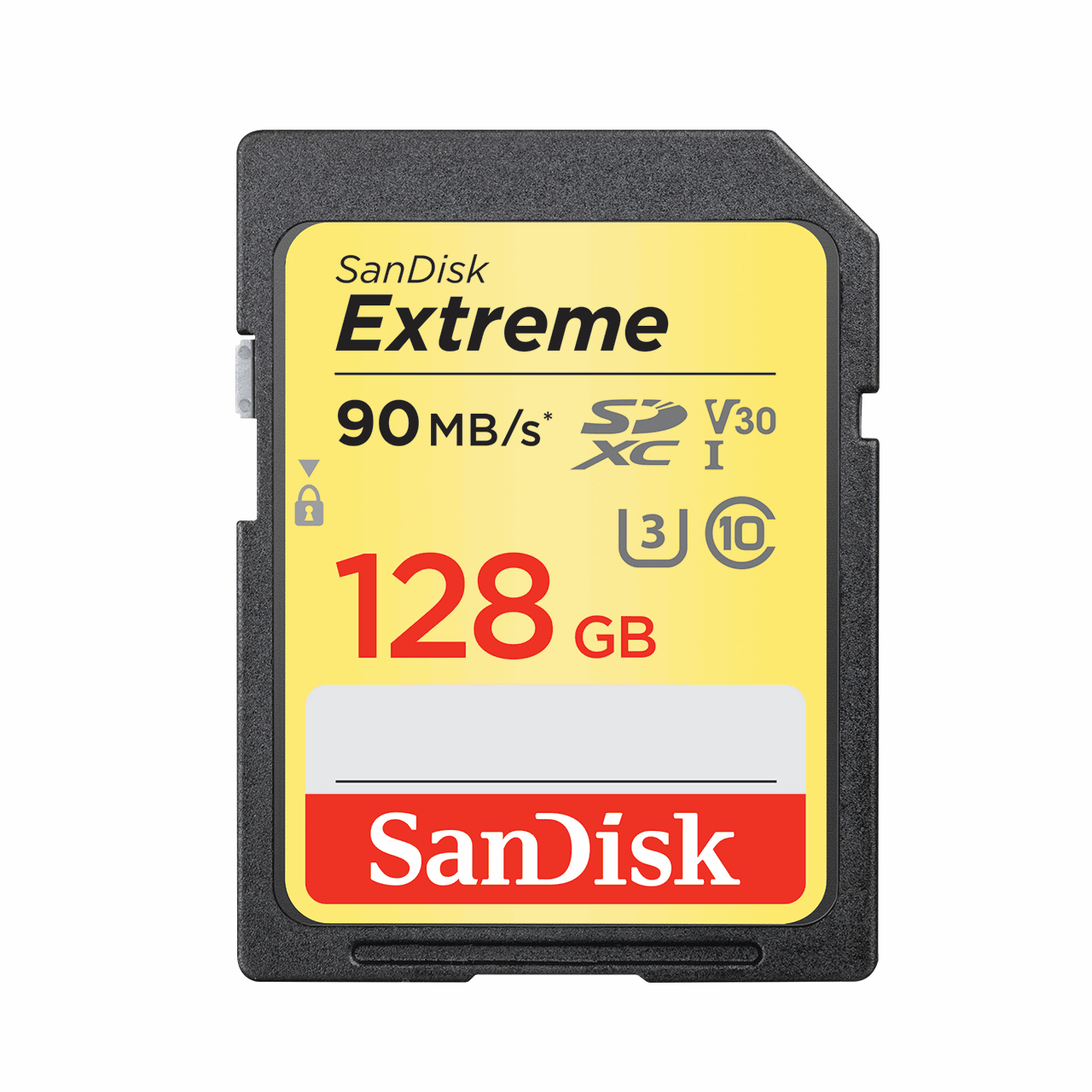 کارت حافظه SDXC سن دیسک مدل Extreme V30 کلاس 10 استاندارد UHS-I U3 سرعت 600X 90MBps ظرفیت 128گیگابایت
