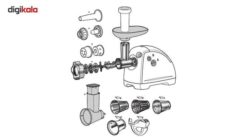 چرخ گوشت 2000 وات تفال مدل NE610138