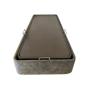 تخت خواب 1نفره مدل باکس جک دار سایز 120x200 سانتی متر