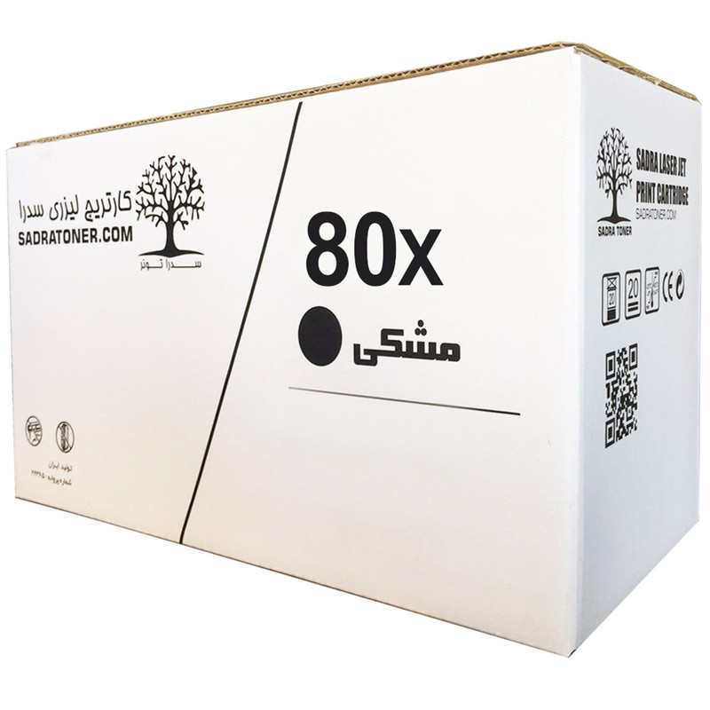 تونر مشکی سدرا مدل 80x