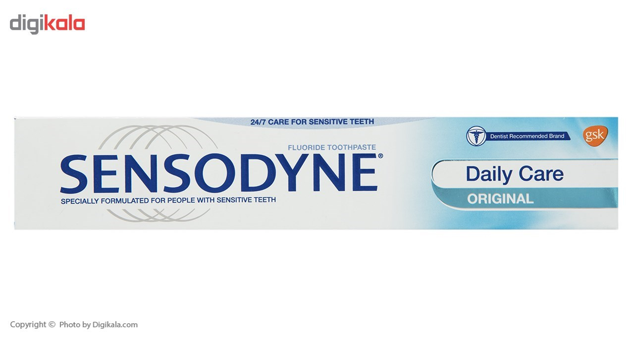 خمیر دندان سنسوداین سری Daily Care مدل Original Sensitive Teeth حجم 50 میلی لیتر