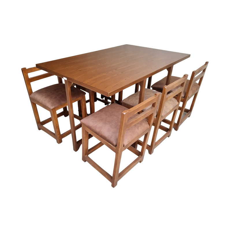  میز و صندلی ناهارخوری 6 نفره گالری چوب آشنایی مدل Ro-720