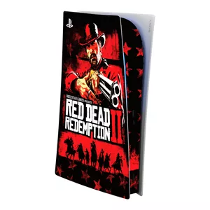 برچسب کنسول بازی پلی استیشن 5 اس ای گییرز طرح Red Dead Redemption II 02 مدل دیجیتال