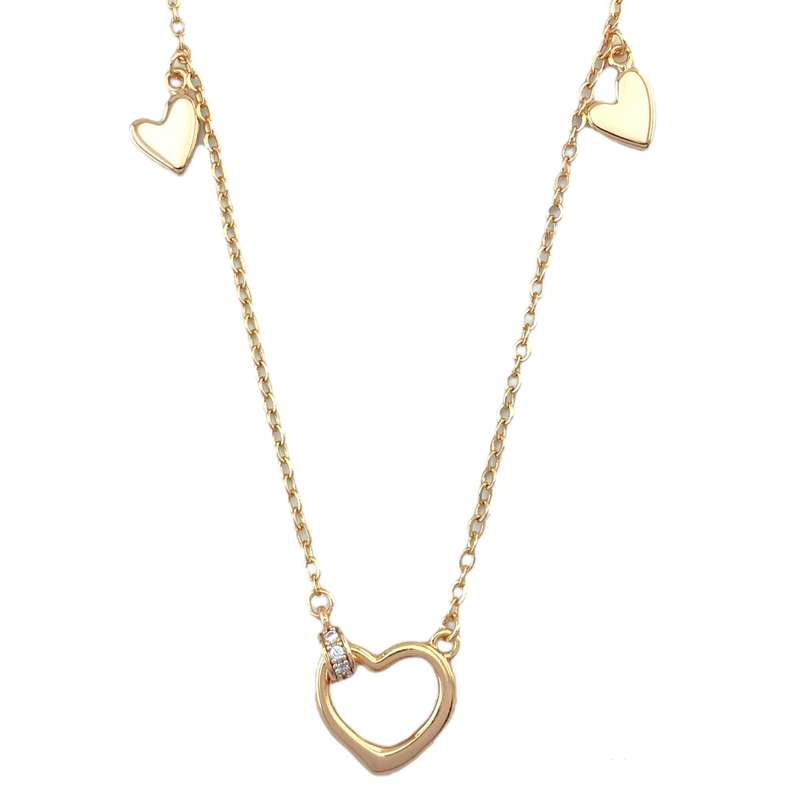 گردنبند زنانه ژوپینگ مدل قلب N4015