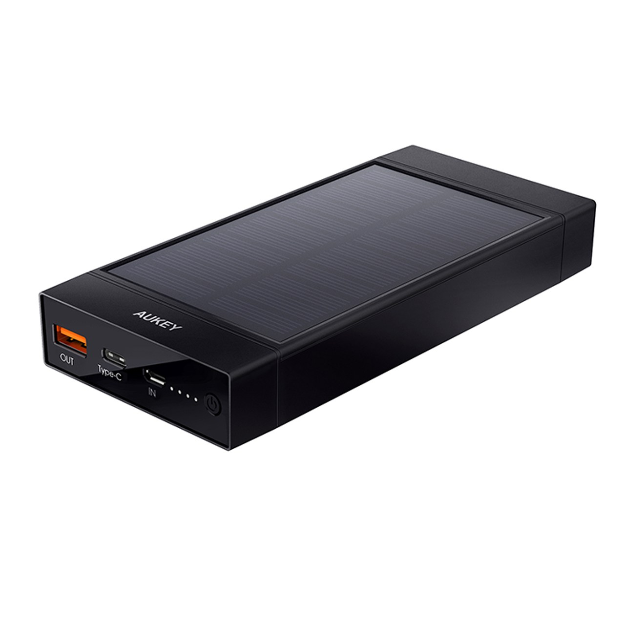 شارژر همراه خورشیدی آکی مدل PB-P23 ظرفیت 16000 میلی آمپر ساعت