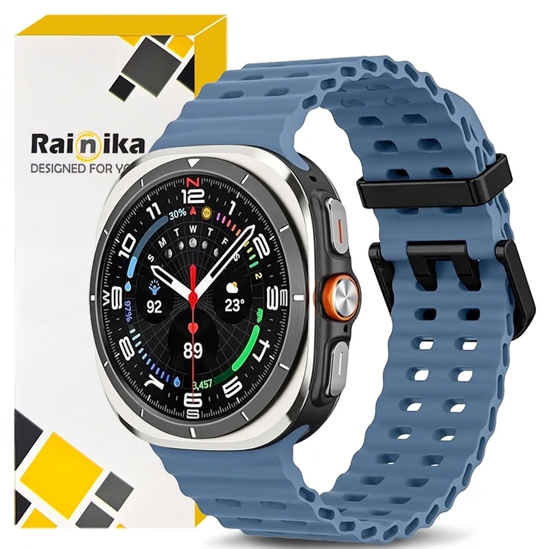 بند رینیکا مدل Watch Ultra Marine مناسب برای ساعت هوشمند سامسونگ Galaxy Watch Ultra 47 mm