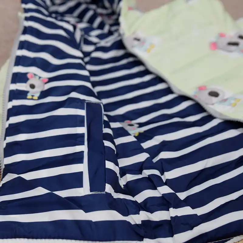 کاپشن دخترانه مدل ضدآب دورو طرح کوالا