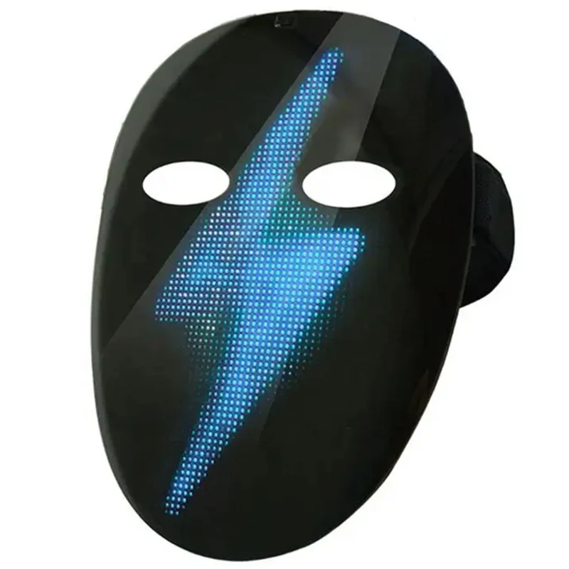 ماسک ایفای نقش هوشمند مدل شاینینگ کد Shining-SL-019 RGB