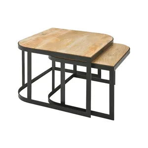 میز جلومبلی اسمردیس مدل J190-MDF مجموعه دو عددی