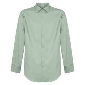 پیراهن آستین بلند یقه برگردان مردانه باوی مدل 2048G30