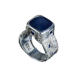 انگشتر نقره مردانه مدل خدایان