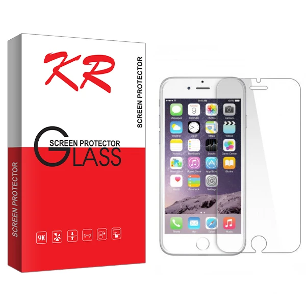 محافظ صفحه نمایش کی آر مدل +HD مناسب برای گوشی موبایل اپل iPhone 6s