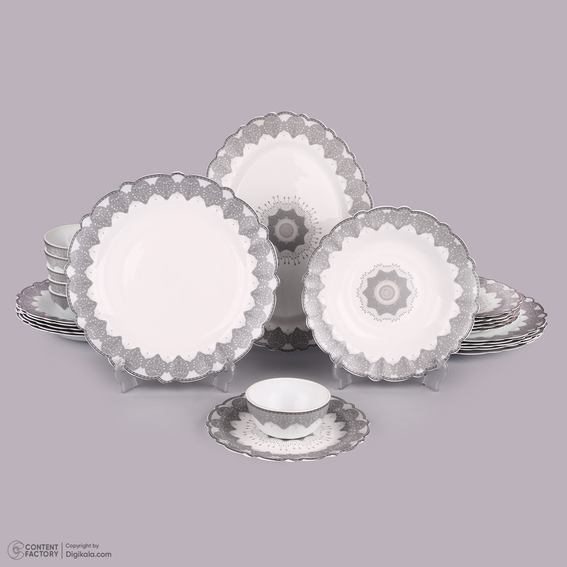 سرویس غذاخوری 25 پارچه 6 نفر آیروپال مدل کایرا