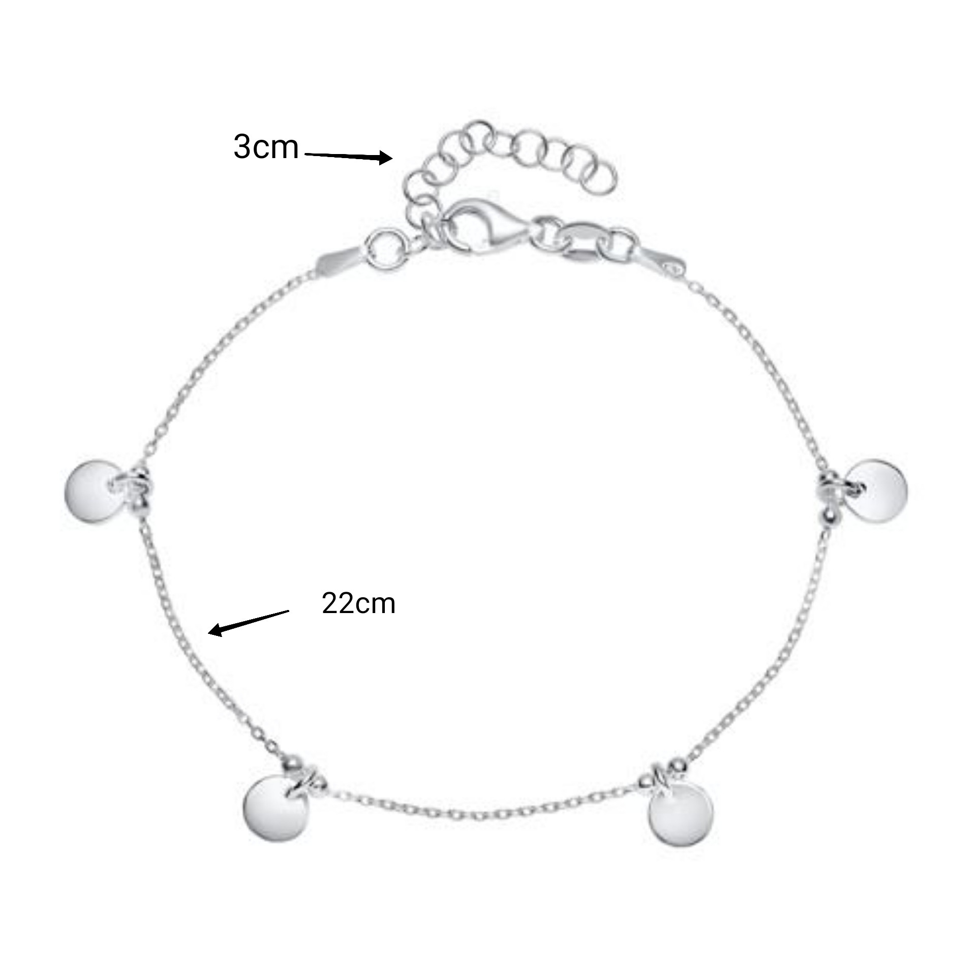 پابند نقره زنانه مدل گوی سکه ای 2026