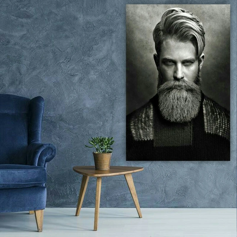 پوستر پارچه ای طرح آرایشگاه مردانه مدل SDP109