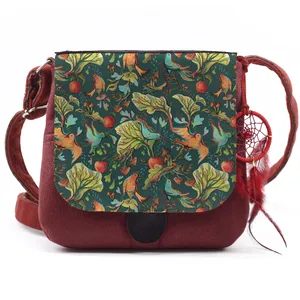 کیف رودوشی دخترانه مدل سنتی طرح بهار کد 052