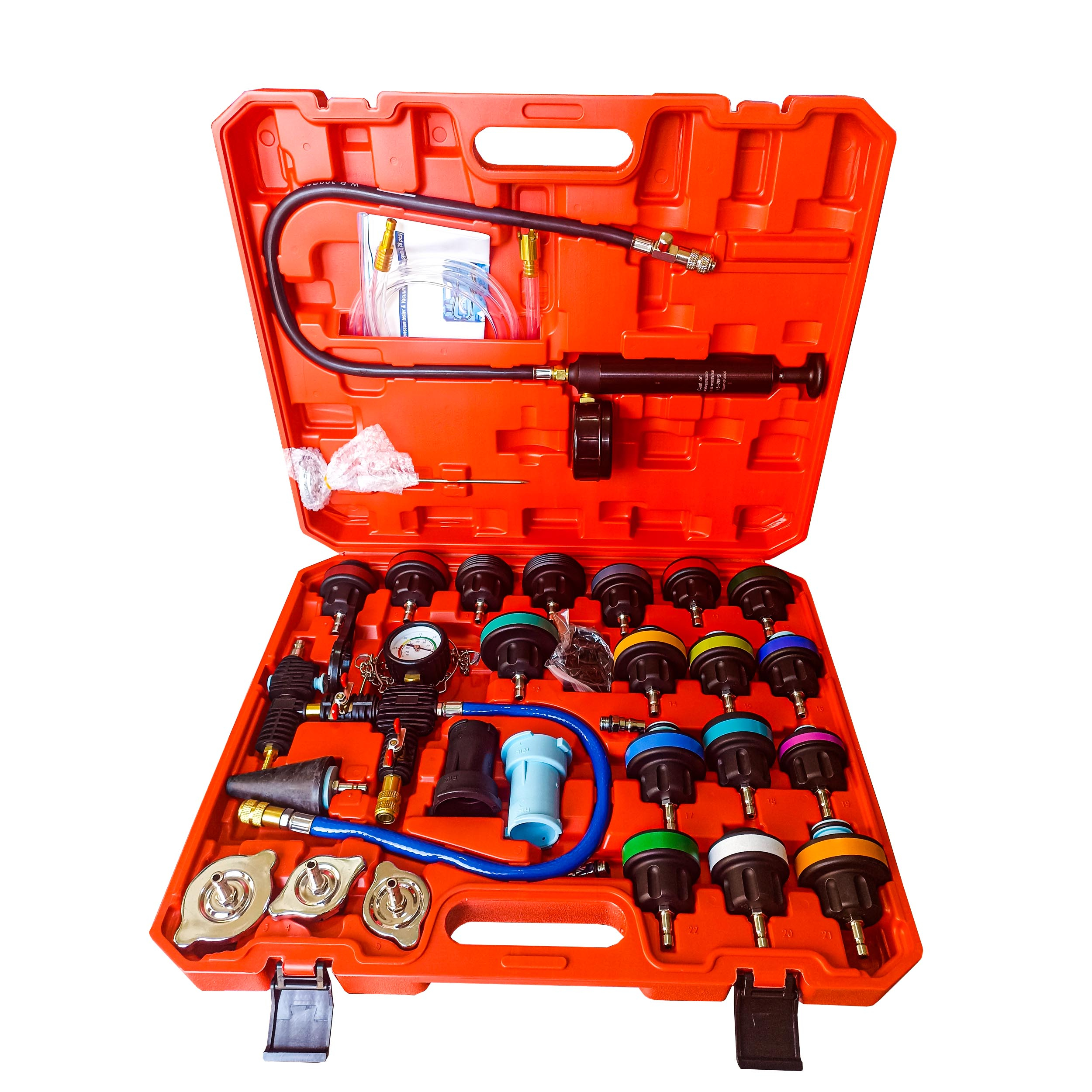 کیت تست عملکرد رادیاتور مدل SWED-852 مجموعه 28 عددی