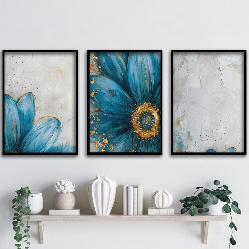 تابلو آتریسا طرح آبستره مدل ATA56 مجموعه 3 عددی