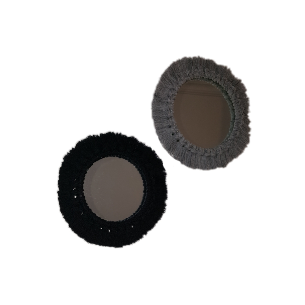 آینه دیوار کوب  مدل ABCD12 مجموعه دو عددی