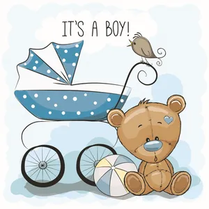 Salso Blue Bear Sticker