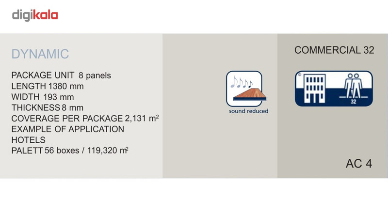 پارکت لمینیت کرونوتکس سری داینامیک پلاس مدل UL4753