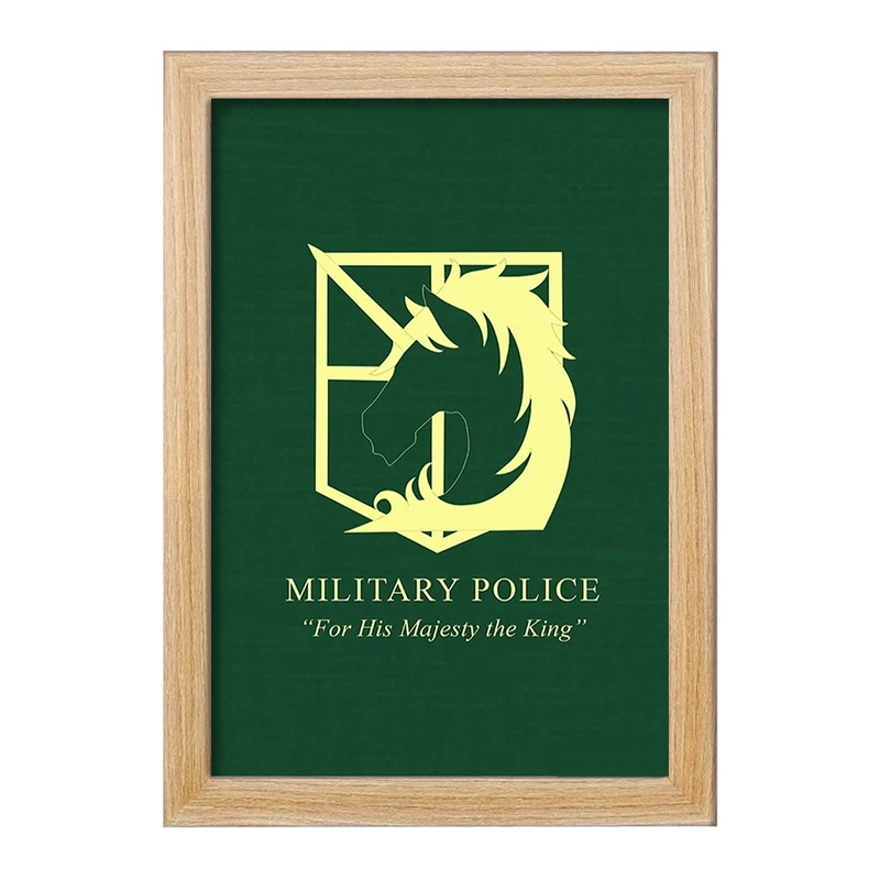 تابلو خندالو مدل پلیس نظامی انیمه اتک آن تایتان Attack on Titan  کد 11038