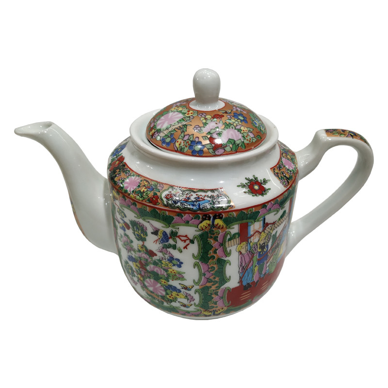 قوری مدل گل و مرغ B2