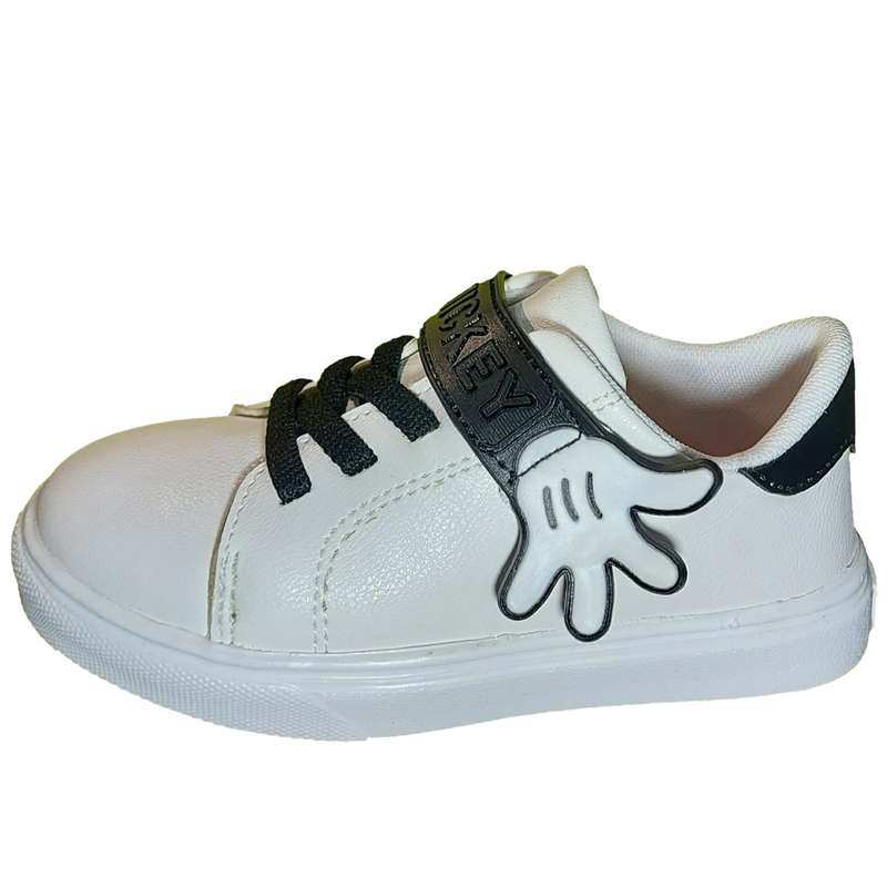 کفش راحتی پسرانه مدل میکی رنگ سفید