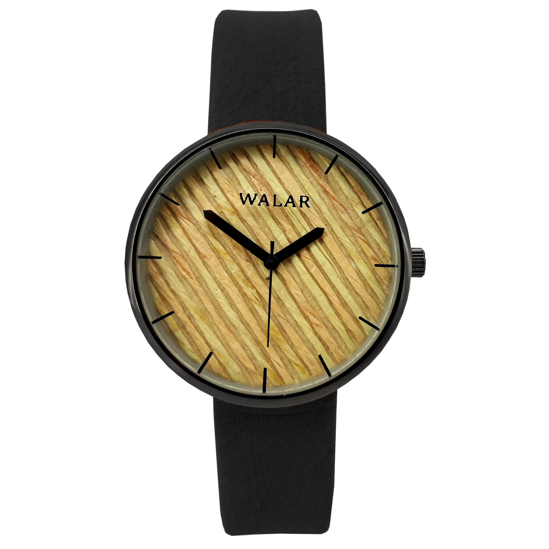 ساعت مچی عقربه ای والار مدل چوبی کد w-b1