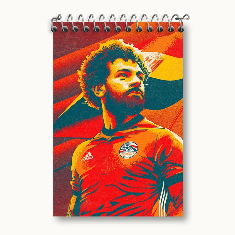 دفتر یادداشت 50 برگ خندالو مدل محمد صلاح کد F201