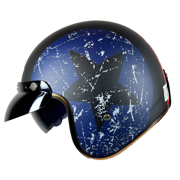 کلاه کاسکت دی ای وان مدل وسپایی کد DV_BK