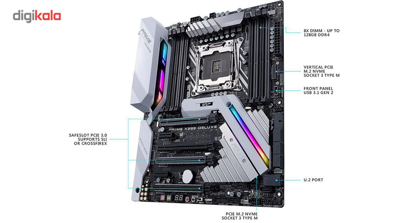 مادربرد ایسوس مدل PRIME X299-DELUXE
