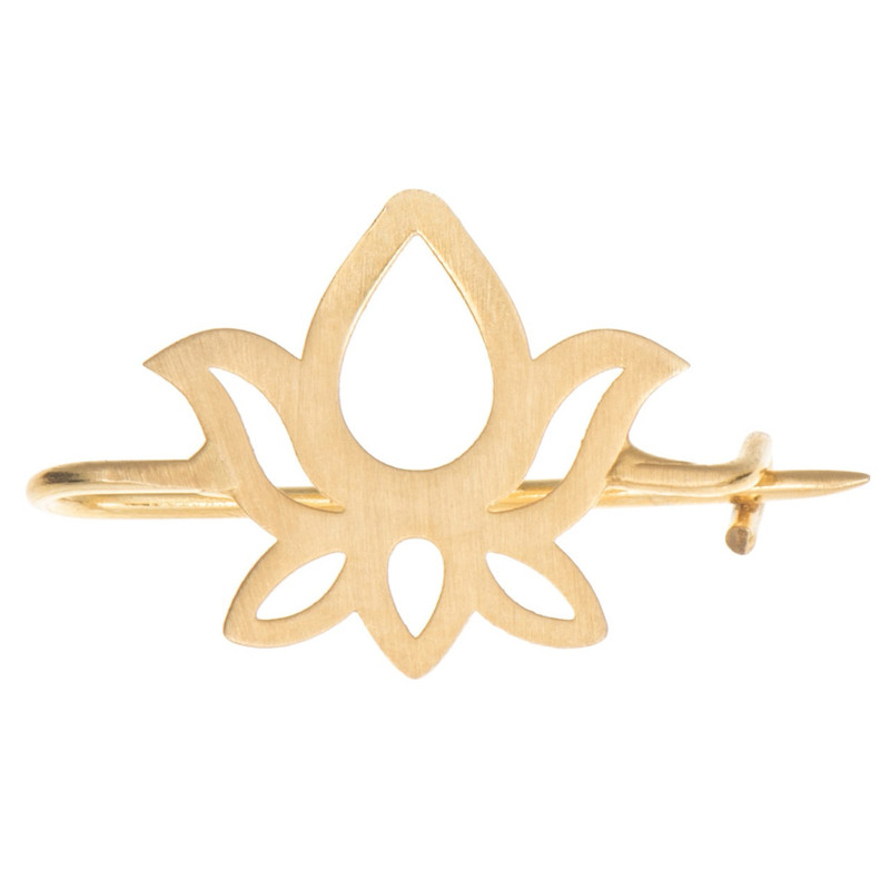 سنجاق سینه طلا 18 عیار رزا مدل PG28