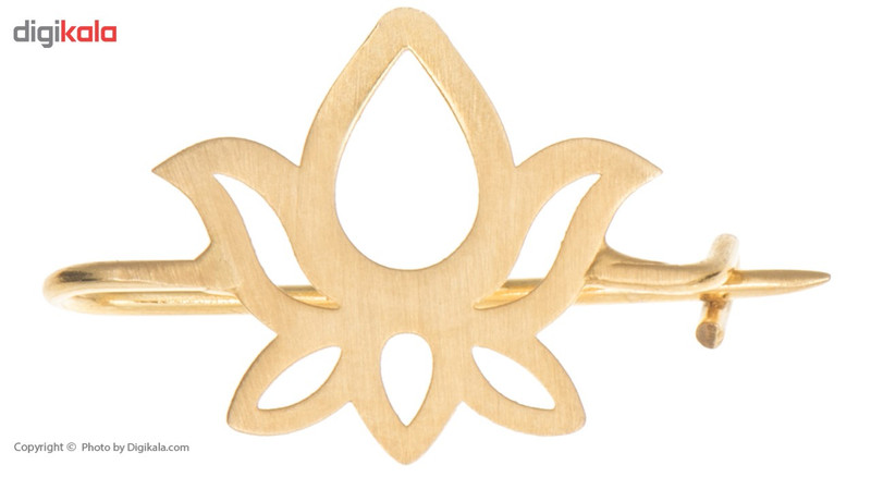 سنجاق سینه طلا 18 عیار رزا مدل PG28